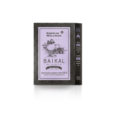 Фиточай из диких трав № 5 (Комфортное пищеварение) - Baikal Tea Collection 30 фильтр-пакетов