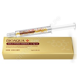 Эссенция с частицами золота 24K Gold и гиалуроновой кислотой Bioaqua