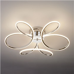 Потолочный светодиодный светильник в стиле минимализм
                     Eurosvet  90083/3 хром