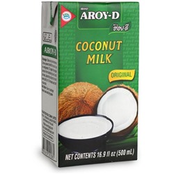 AROY-D Кокосовое молоко 70%, Tetra Pak (жирность 17-19%) 500 мл
