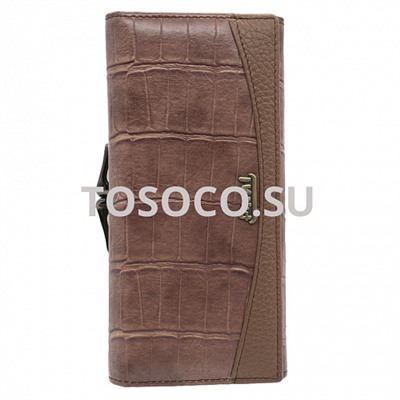 341-1015-3 brown кошелек Fani натуральная кожа 10x20x2