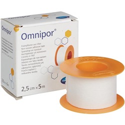 Пластырь фиксир. OMNIPOR из неткан. матер., белый 2,5смх5м Хартманн 9004372