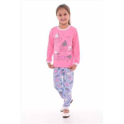 Пижама подростковая 12-029а (розовый)