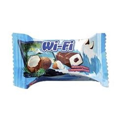 Конфеты Вай-Фай (WI-FI) кокосовый батончик с шоколадной начинкой, Финтур, пакет, 1 кг х 6 шт.