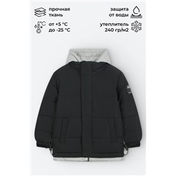 29439 Куртка зима арт.PG6653 цв. чёрный/серый