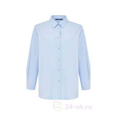 Рубашка 3474 AVERI Бледно-голубая хлопковая рубашка