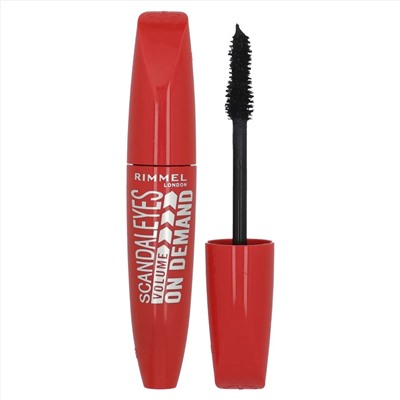 Rimmel London, Scandaleyes, Volume On Demand, очищающая тушь для ресниц, оттенок 001 насыщенный черный, 12 мл (0,4 жидк. унции)