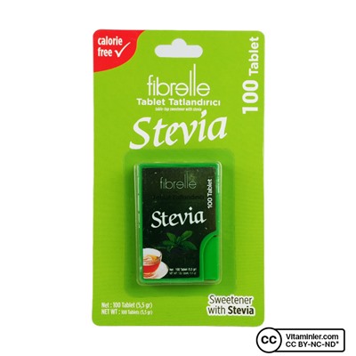 Подсластитель Fibrelle Stevia 100 таблеток 2шт итого 200 таблеток