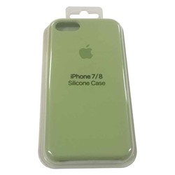 Силиконовый чехол для iPhone 7/8 бледно-зеленый