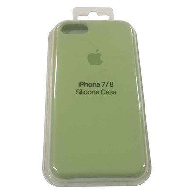 Силиконовый чехол для iPhone 7/8 бледно-зеленый