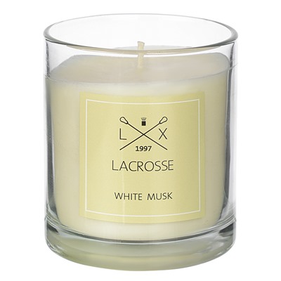 Свеча ароматическая Lacrosse, White Musk (новая), 60 ч