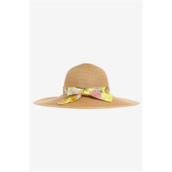 Nicole Miller Straw Sun Natural Hat