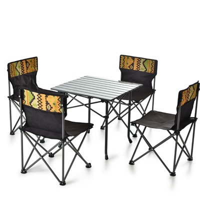 ProfiCamp Туристический стол со стульями (стол 52х52х50 см, 4 стула 38х38х58 см)