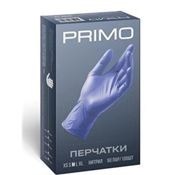 Перчатки нитриловые Primo ZHP Ice Blue Nitrile, размер XL, 100 шт. (50 пар)