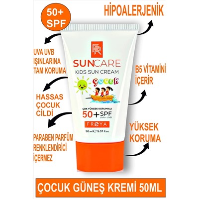 Freya Kids Suncare Kids Sun Cream 50ml Çocuk  детский солнцезащитный крем