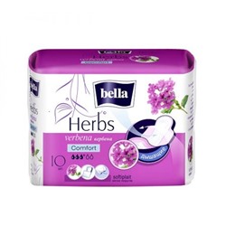 Прокладки женские гигиенические Bella Herbs verbena Komfort softiplait по 10 шт.(для критических дней, 1-й класс, с высокой впитываемой способностью.)