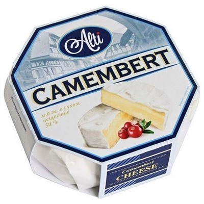 Сыр с белой плесенью ALTI камамбер (0.125кг *8)