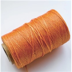 Шнур вощеный, цвет приглушенно-оранжевый, 1х0.4 мм