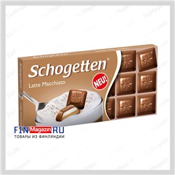 Schogetten Альпийский молочный шоколад с кремовой кофейно-молочной начинкой 100 гр