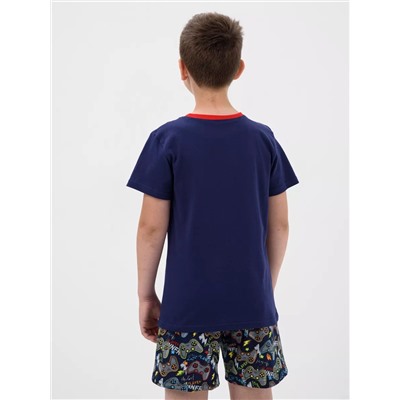 Детская пижама с шортами "Игроман" короткий рукав