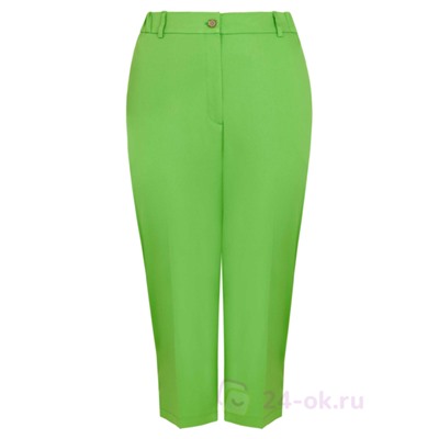 3716 - Ярко-зеленые зауженные брюки из хлопка арт.3716 AVERI