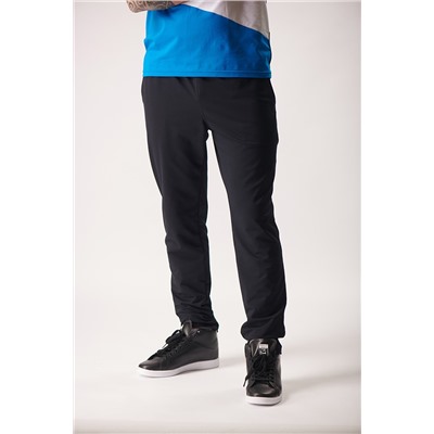 Спортивные брюки М-1243: Тёмно-синий / Ярко-синий
