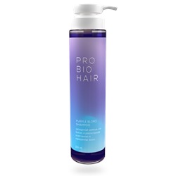 PRO BIO HAIR PURPLE BLOND SHAMPOO, оттеночный шампунь для осветленных волос, 350 мл
