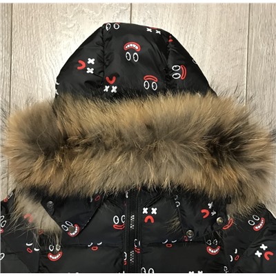 М. 370 Комплект Moncler черный с мордочками (134)