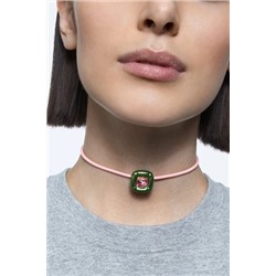 Collar con cristales Swarovski Dulcis - Rosa