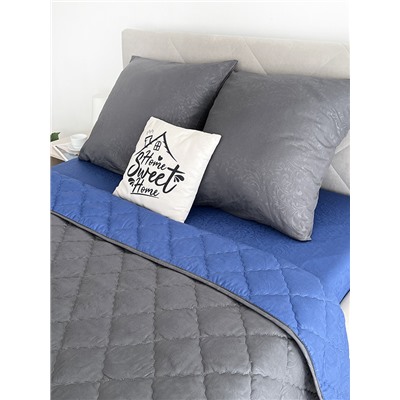 Комплект без белья Набор с одеялом КМ-002 графит-синий