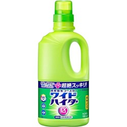 KAO Жидкий кислородный отбеливатель «Wide Haiter EX Power» для цветного белья концентрат (с антибактериальным эффектом) 930 мл / 12