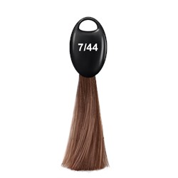OLLIN N-JOY 7/44 – русый интенсивно-медный; перманентная крем-краска для волос 100мл