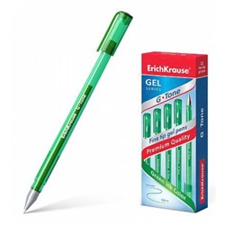 Ручка гелевая G-TONE 0.5мм зеленая 39016 Erich Krause