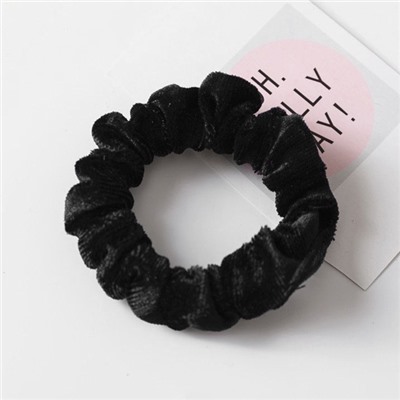 HZ066-02 Резинка для волос, d.10см, цвет чёрный