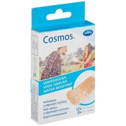 Пластырь COSMOS water-resistant водоотталкивающий 2 размера 20шт 5351233