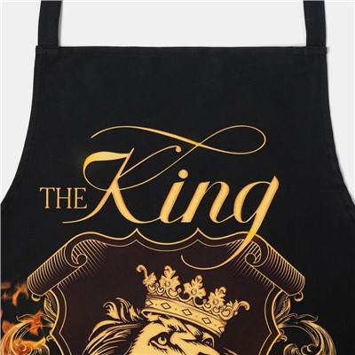 Фартук "Этель" The King of the kitchen 73х71 см, 100% хлопок, саржа 190 гр/м2