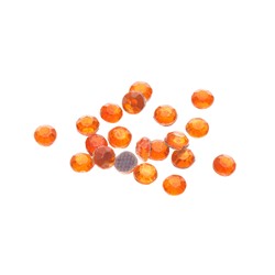 Стразы термоклеевые стекло 3 мм (т.оранжевый) 15