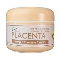 Ekel Крем для лица ампульный с экстрактом биоплаценты / Ample Intensive Cream Placenta, 100 мл