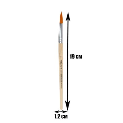 Кисть нейлон № 11, круглая