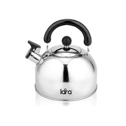 LR00-40 Чайник LARA (матовый) 2.5л, индукционное дно, толщина стенок 0.35мм, свисток