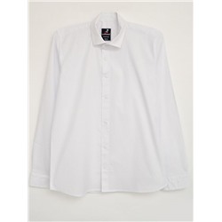 2302 бел Рубашка для мальчиков (116-134)
