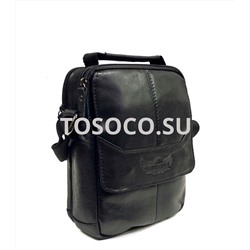 9070 black сумка мужская 23x18 см