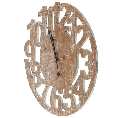Часы настенные декоративные, L45 W3 H45 см, (1xАА не прилаг.)