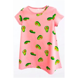 Платье для девочки с авокадо ДД19