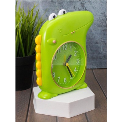 Часы-будильник «Crocodile», green