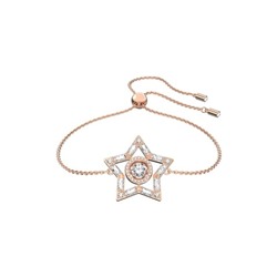 Pulsera con cristales Swarovski Stella - Chapado en oro rosa