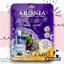 [EKEL] Маска тканевая с экстрактом Аронии ARONIA Ultra Hydrating Essence Mask, 25 мл