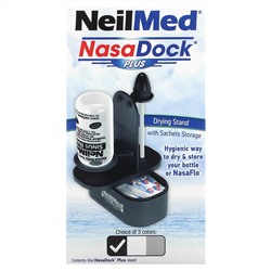 NeilMed, NasaDock Plus, подставка для саше, черная, 1 подставка