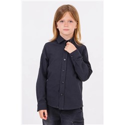 Складная базовая рубашка для мальчика с длинными рукавами 23003-23027-23013