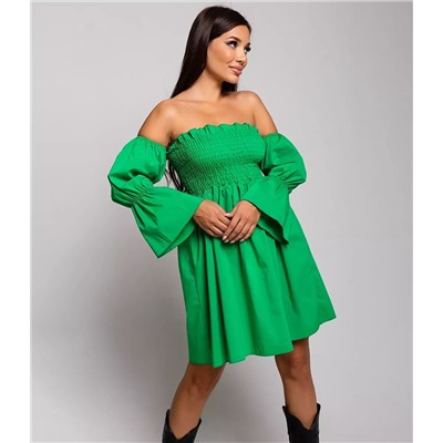 Платье #ОБШ1769, зелёный